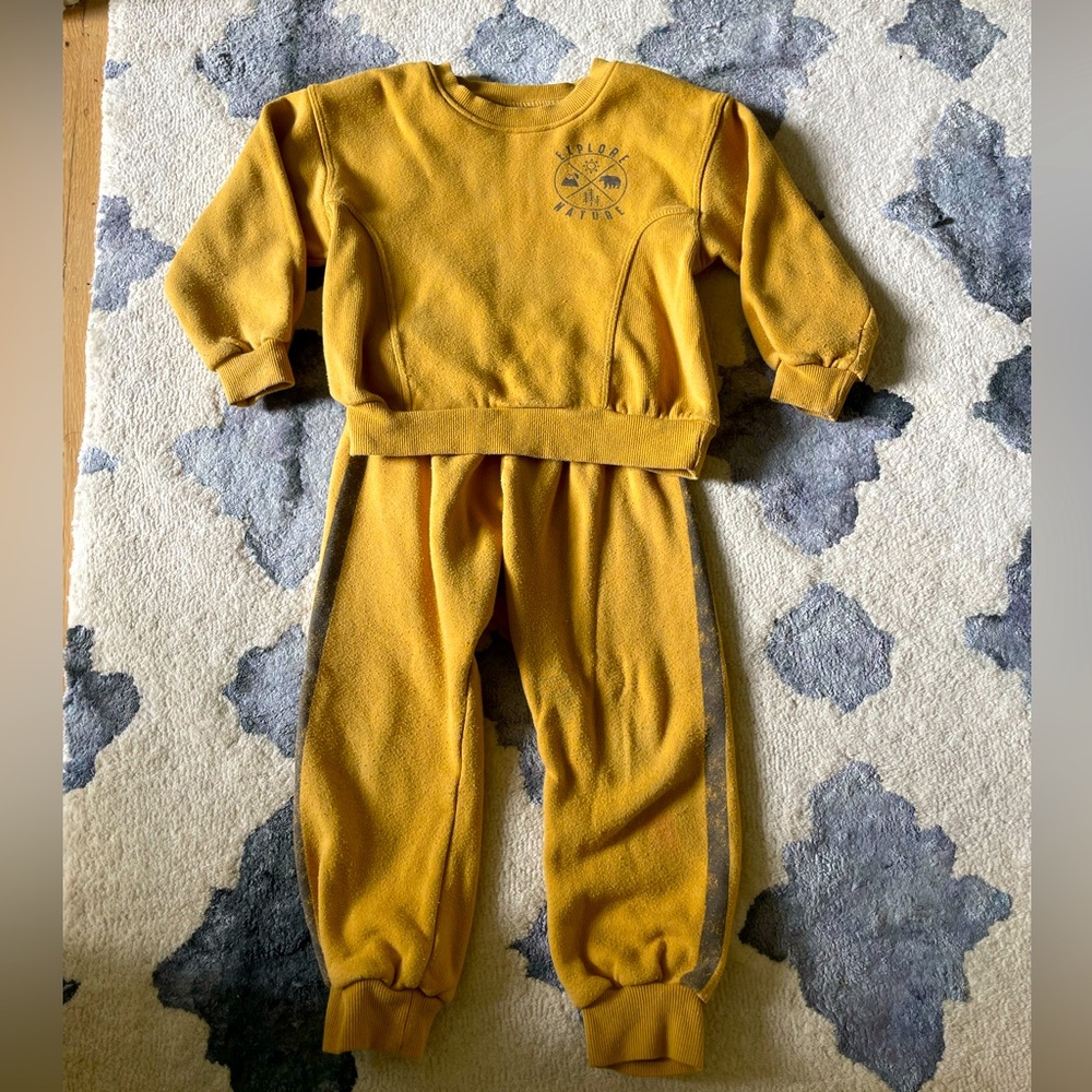 Grayson and mini explorer toddler sweat set